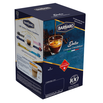 Capsule Caffè Barbaro compatibili con le macchine da caffè a marchio Aroma Vero®*